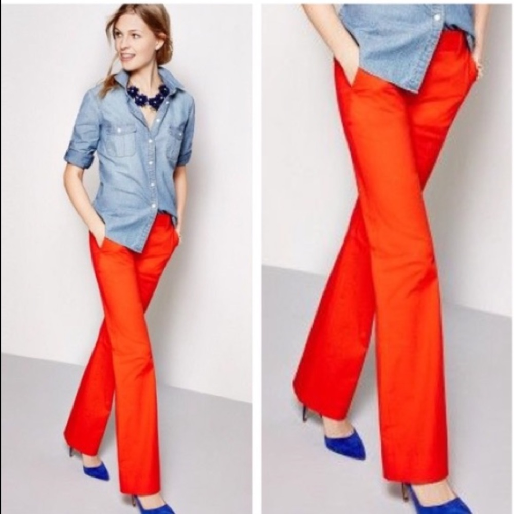 Banana Republic Martin Fit Orange Trousers size 0